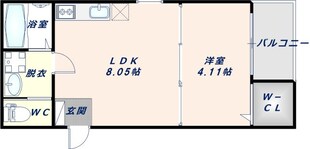 ＪＲ河内永和駅 徒歩5分 3階の物件間取画像